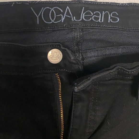 Yoga Jeans High Rise Skinny Jean in Black (size 29) - Picture 2 of 5